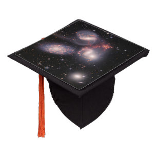 JWST James Webb Space Telescope Stephan’s Quintet Graduation Cap Topper