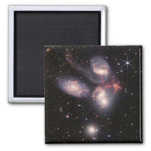 JWST James Webb Space Telescope Stephans Quintet Magnet