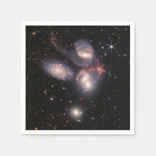 JWST James Webb Space Telescope Stephan’s Quintet Napkins