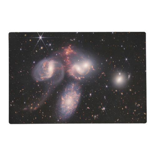 JWST James Webb Space Telescope Stephans Quintet Placemat