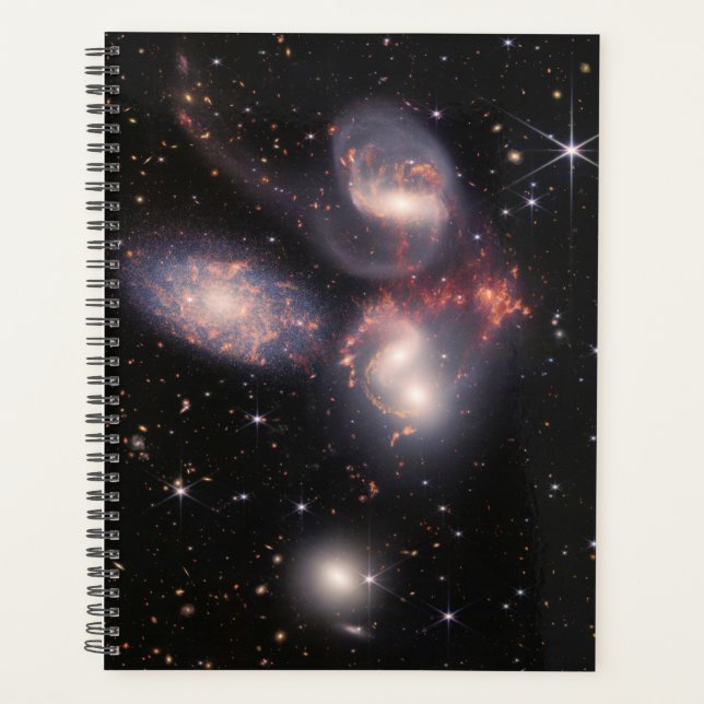 JWST James Webb Space Telescope Stephan’s Quintet Planner (Front)