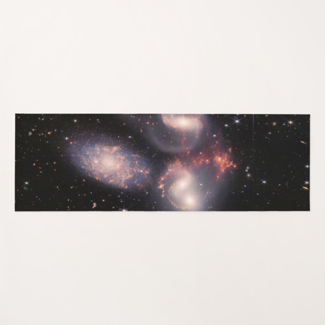 JWST James Webb Space Telescope Stephan’s Quintet Yoga Mat (Front (Horizontal))
