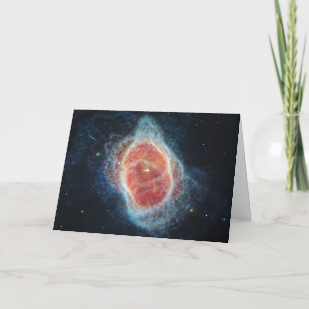JWST James Webb Telescope Southern Ring Nebula Card Zazzle