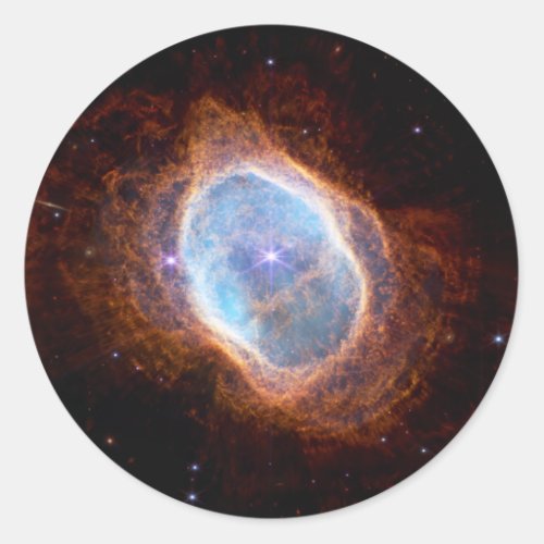 JWST James Webb Telescope Southern Ring Nebula Classic Round Sticker