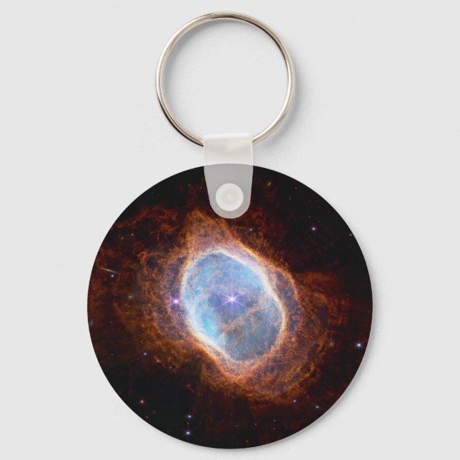 JWST James Webb Telescope Southern Ring Nebula Keychain (Front)