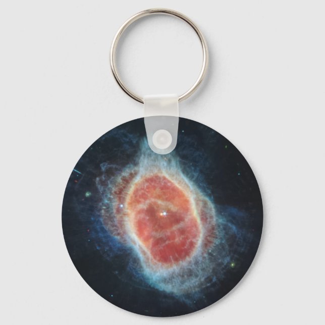 JWST James Webb Telescope Southern Ring Nebula Pap Keychain (Front)