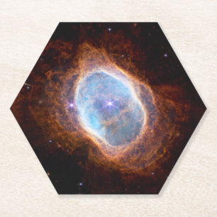JWST James Webb Telescope Southern Ring Nebula Paper Coaster