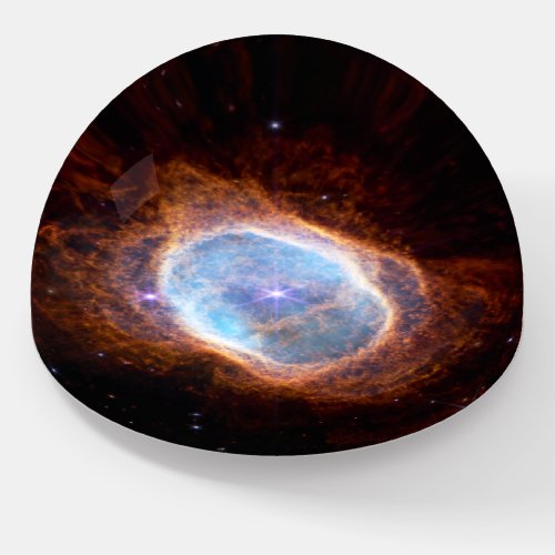 JWST James Webb Telescope Southern Ring Nebula  Paperweight