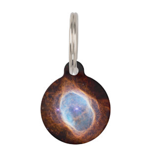 JWST James Webb Telescope Southern Ring Nebula Pet ID Tag