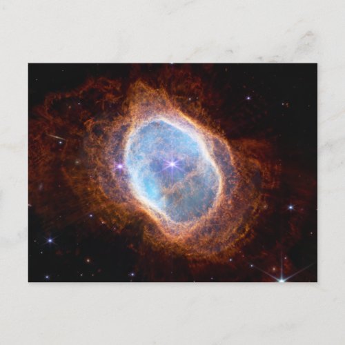 JWST James Webb Telescope Southern Ring Nebula Postcard