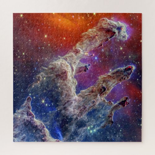 JWST Pillars of Creation NIRCam and MIRI Composite Jigsaw Puzzle