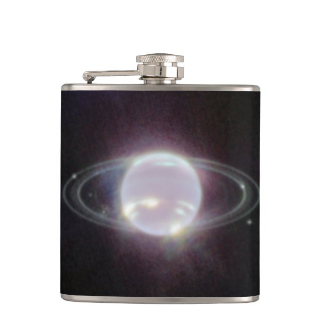JWST Rings of Planet Neptune Flask (Front)