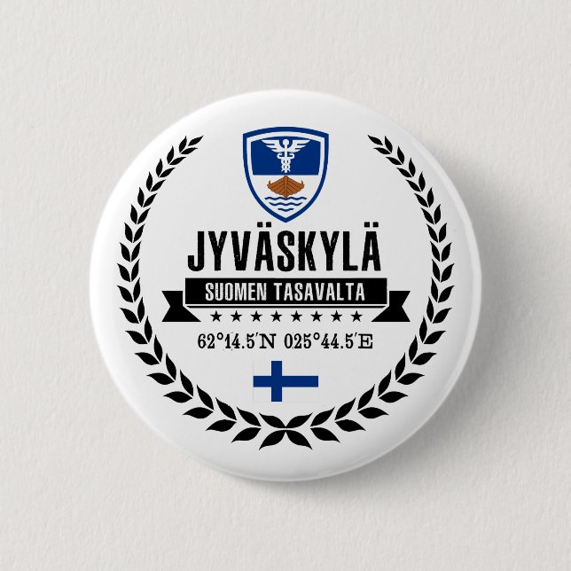 Jyväskylä Button (Front)