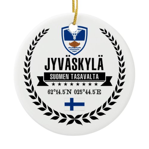 Jyväskylä Ceramic Ornament