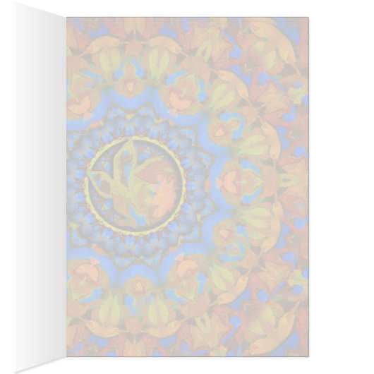 K185 Autumn on Blue Abstract (Inside (Right))