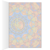 K185 Autumn on Blue Abstract Cards (Inside (Right))