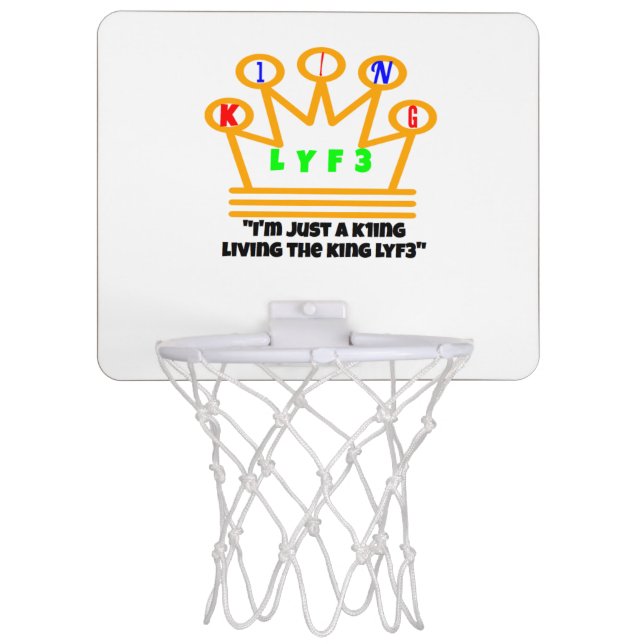K1NG LYF3 Basketbal Hoop (Front)