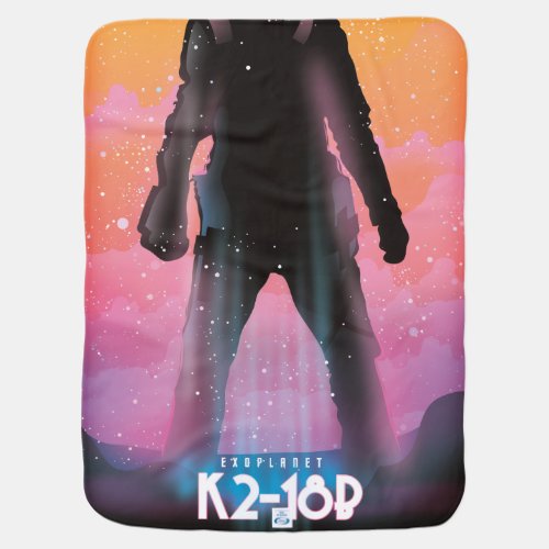 K2_18b exoplanet space art baby blanket