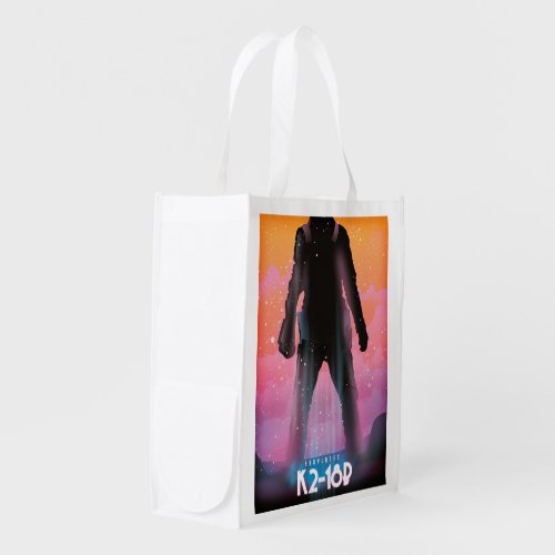 K2_18b exoplanet space art grocery bag