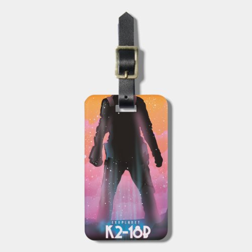 K2_18b exoplanet space art luggage tag