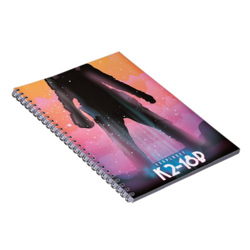 K2_18b exoplanet space art notebook