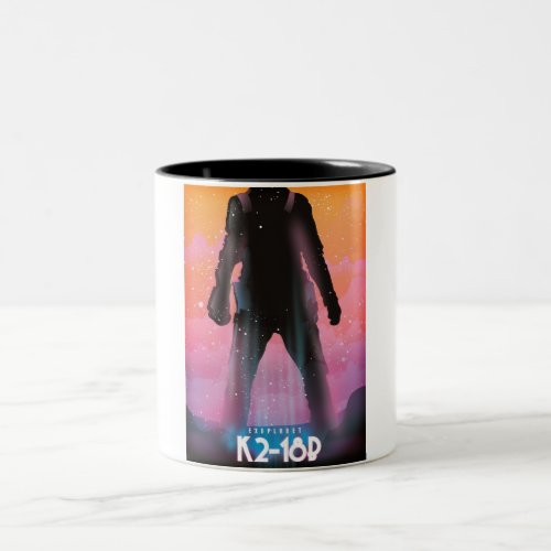 K2_18b exoplanet space art Two_Tone coffee mug