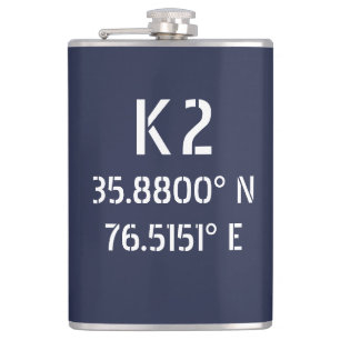 K2 Latitude Longitude Flask