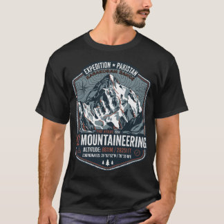 K2 mount karakoram expedition mountaineering desig T-Shirt
