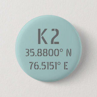K2 Mountain Latitude and Longitude Button