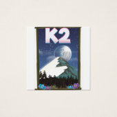 K2 Mountain travel poster (Front)