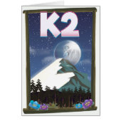 K2 Mountain travel poster (Front)