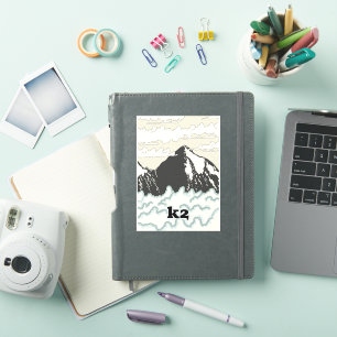 K2 Mountain Travel poster Sticker