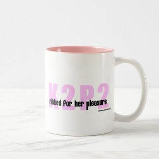 K2P2 Ribbed For Her Pleasure Merchandise Two-Tone Coffee Mug