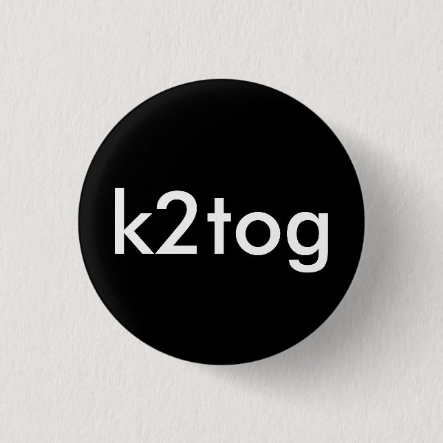 k2tog pinback button (Front)