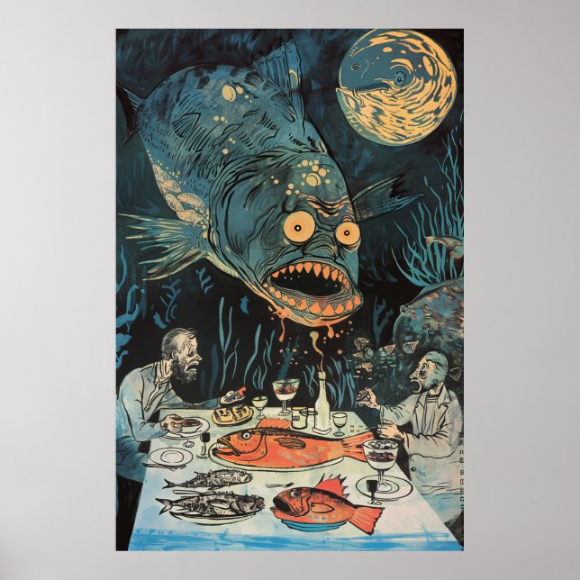 K84 Gluttony Illustration by Tove Jansson Poster (Front)