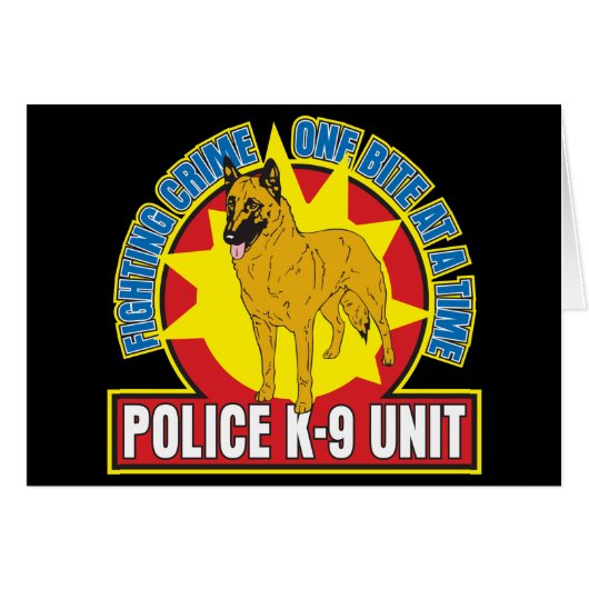 K9 Belgian Malinois Bite Cards (Front Horizontal)