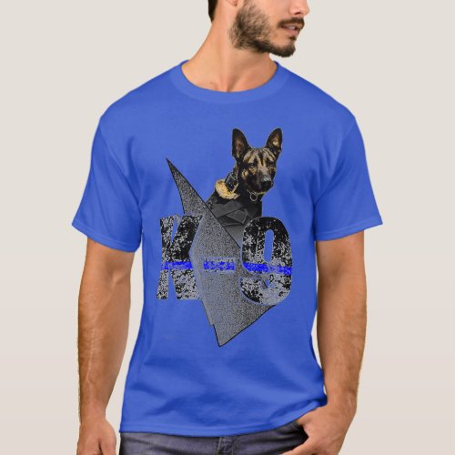 K9 Belgian Malinois Dog  Awesome Police Sheriff T_Shirt