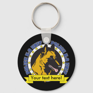 K9 Belgian Malinois Keychain