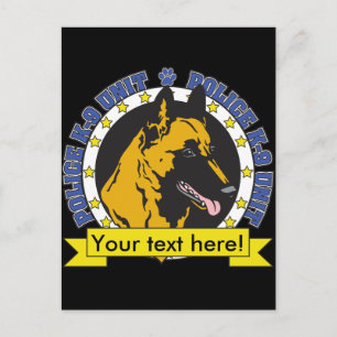 K9 Belgian Malinois Postcard