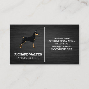 K9 Dog Animal Sitter Business Card
