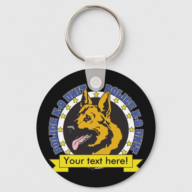 K9 German Shepherd Keychain (Front)