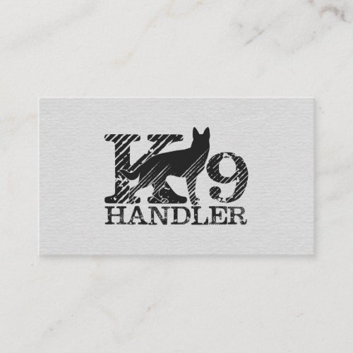 K9 Handler _ K9 Officer_ K9 Unit Business Card