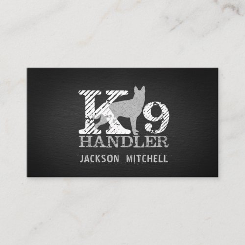 K9 Handler _ K9 Officer_ K9 Unit Business Card