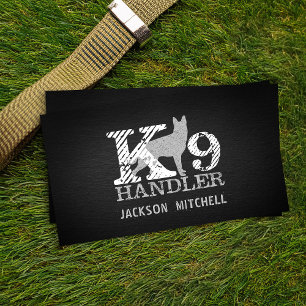 K9 Handler - K9 Officer- K9 Unit Business Card
