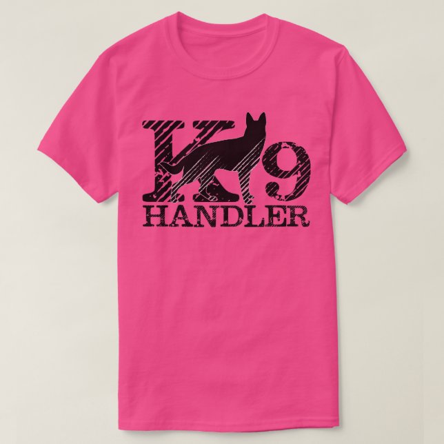 K9 Handler K9 Unit  German Shepherd  (2) T-Shirt (Design Front)