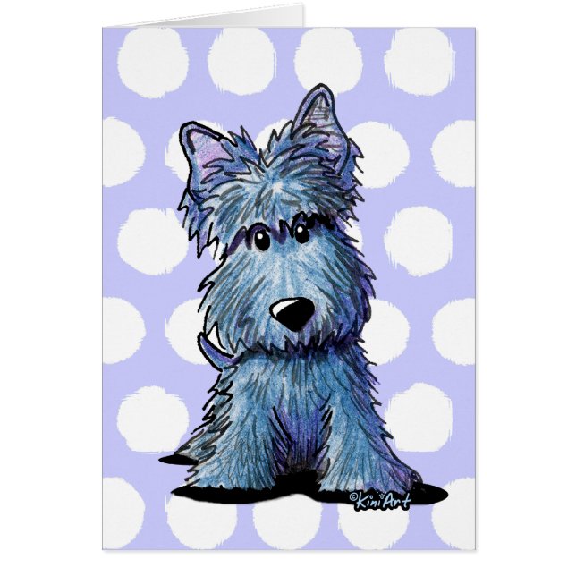 K9 Keanu Scottie Dog Card (Front)
