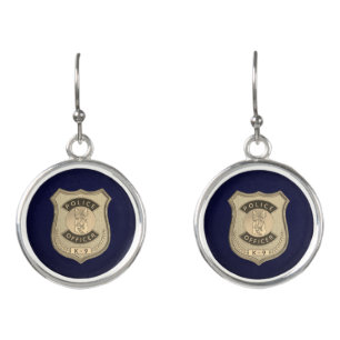 K9 Officer Earrings