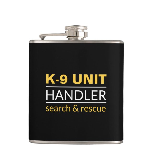 K9 Officer Flask (Front)