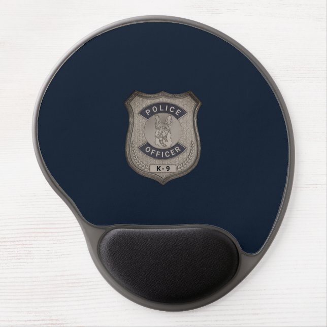 K9 Officer Gel Mouse Pad (Front)
