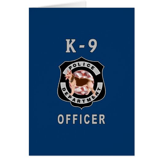 K9 Police Cards (Front)